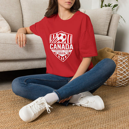 World Cup 2026 - Canada Soccer Team T‑Shirt — 2026 Crest Tee