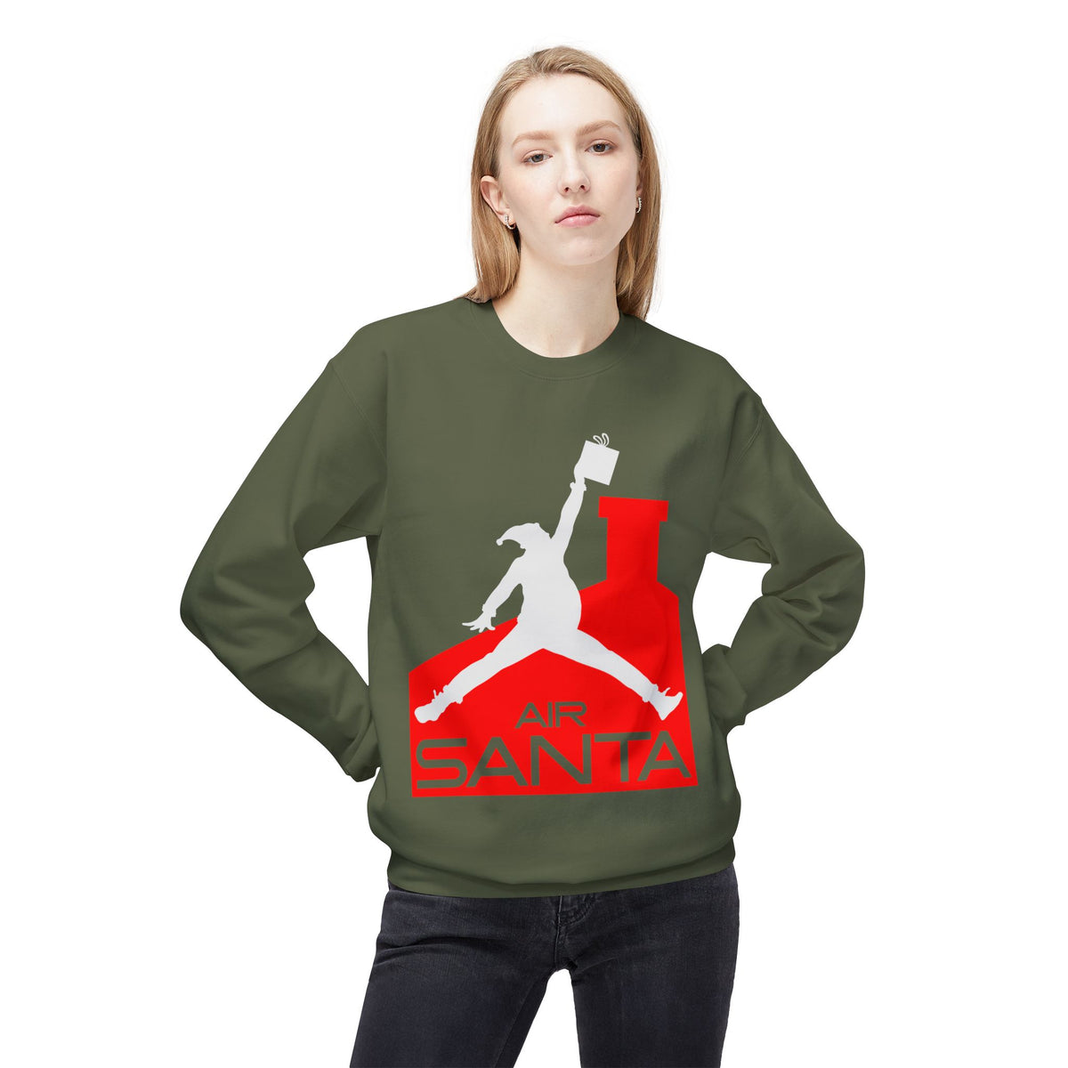 'Air Santa' Holiday Jump Logo Christmas Sweater