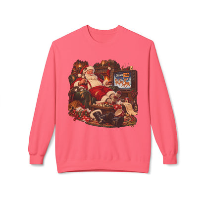 REVOTEES Santa's lil' secret - Vintage Christmas Crewneck Sweatshirt