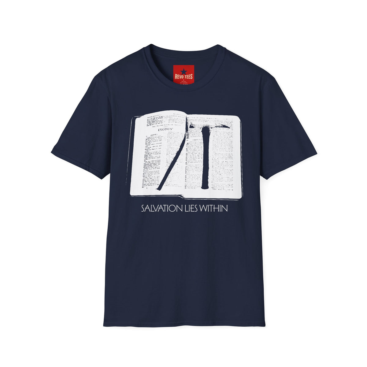 Revotees Salvation Lies Within Vintage Open Bible Graphic T-Shirt - alternate view 6