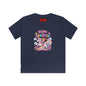 Kids Tee — "Born to Sparkle" Rainbow Unicorn Girl Shirt