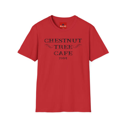 Chestnut Tree Cafe 1984 T-Shirt — Vintage Café Logo Tee