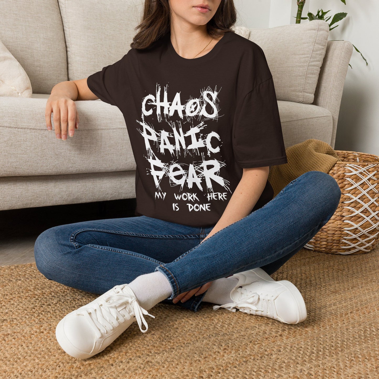 Chaos Panic Fear - Unisex Softstyle T-Shirt