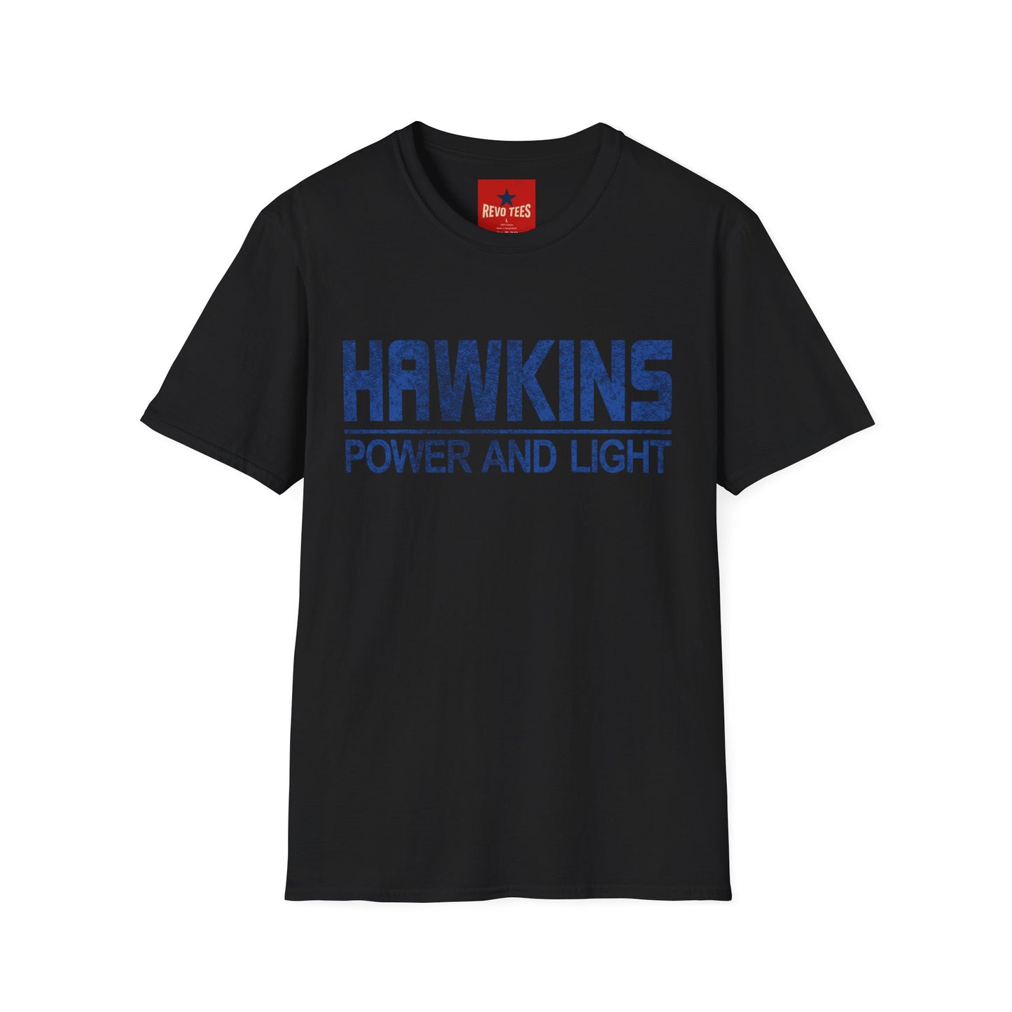 Hawkins Power & Light Vintage Logo T-Shirt