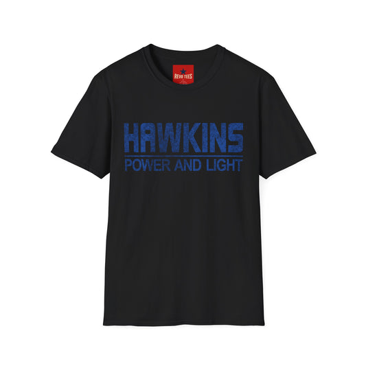 Hawkins Power & Light Vintage Logo T-Shirt