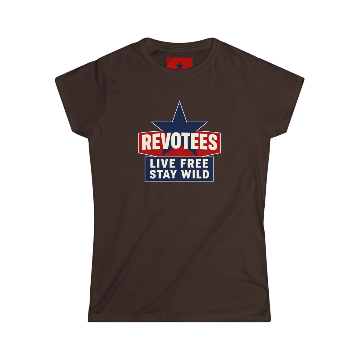Revotees Live Free Stay Wild Womens T-Shirt - alternate view 5