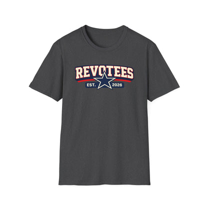 Revotees EST. 2026 Graphic T-Shirt — Retro Star Sports Logo