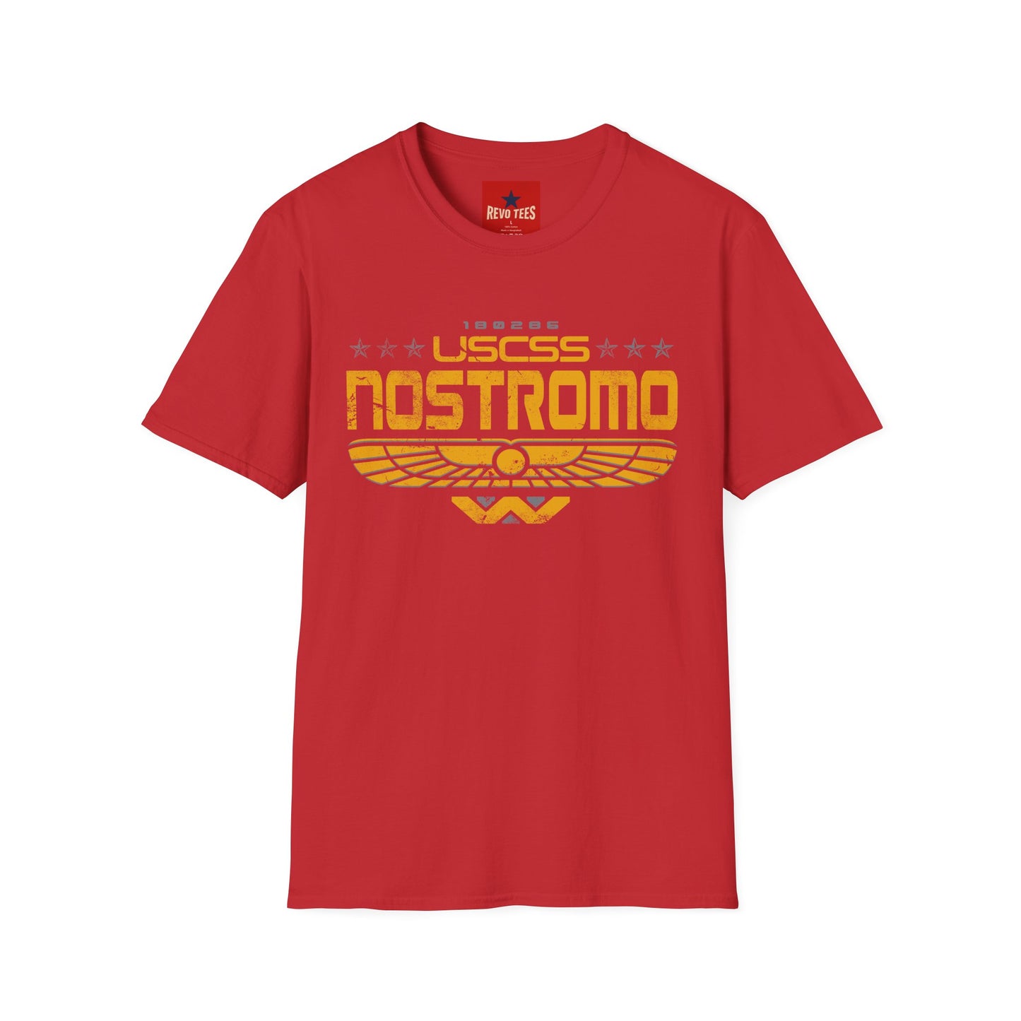 Nostromo USCSS Graphic T‑Shirt — Retro Sci‑Fi Starship Logo Tee