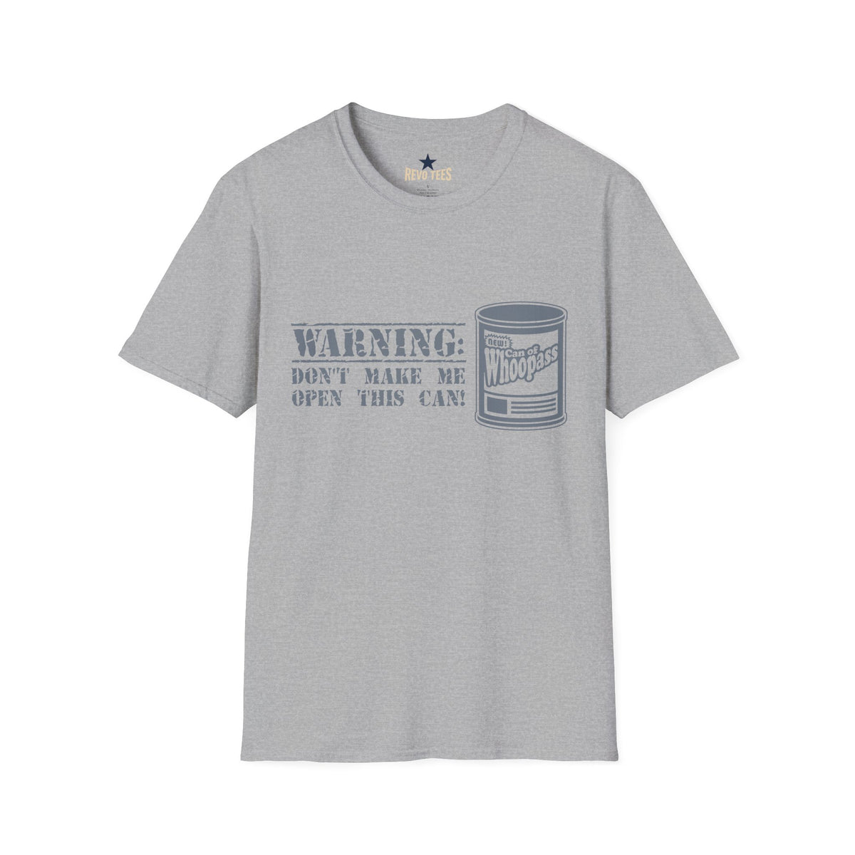 Revotees Warning Dont Make Me Open This Can Funny Whoopass Can Graphic T-Shirt - alternate view 5