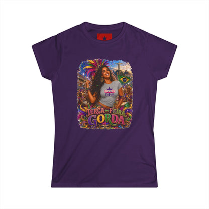 Rio Carnival Festival Tee — Women's White Crewneck