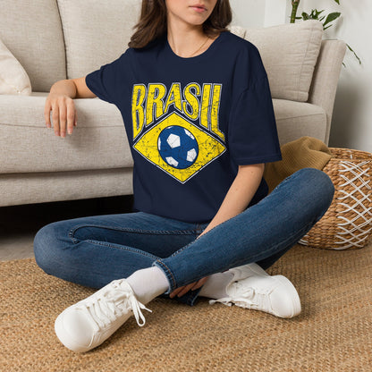 World Cup 2026 - Brasil Soccer T-Shirt — Vintage Brazil Football Tee