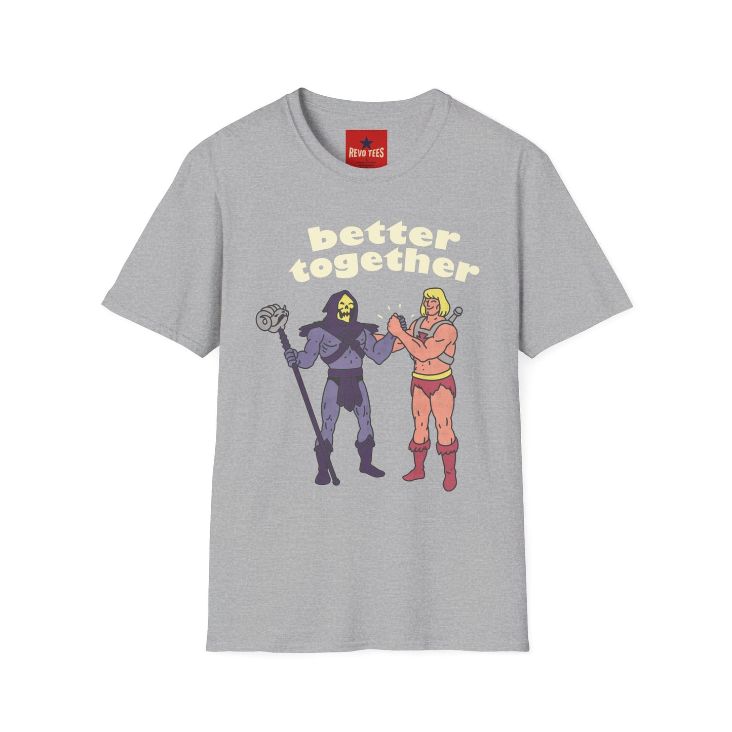 Better Together T-Shirt — Skeletor & He-Man Retro Graphic Tee