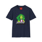 Green Hair Girl T-Shirt — Personalized Name Graphic Tee (e.g., Jennifer)