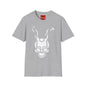 Frank Rabbit Skull T-Shirt — Surreal Horror Bunny Graphic Tee