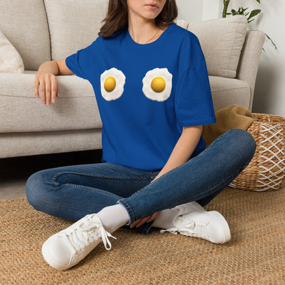 Eggs On My Mind T‑Shirt — Funny Fried Egg Graphic Tee