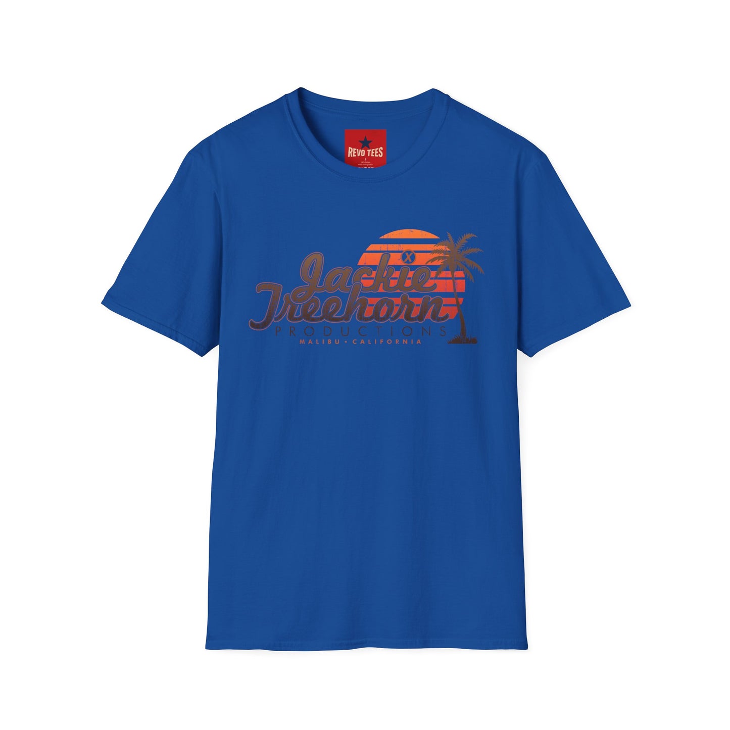 T-Shirt — Jackie Treelhorn Productions Vintage Sunset Logo (Malibu California)