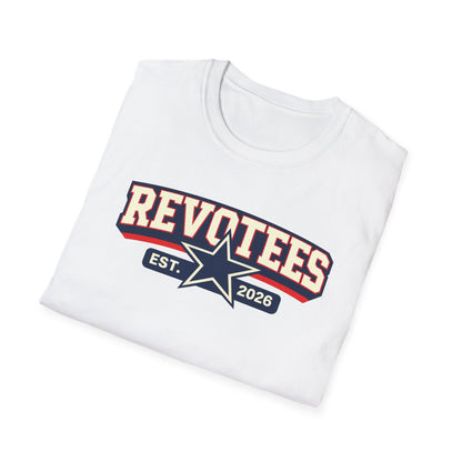 Revotees EST. 2026 Graphic T-Shirt — Retro Star Sports Logo