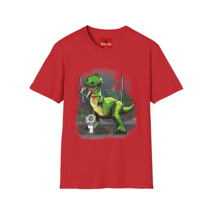 T-Rex Graphic T-Shirt – Cute Green Dinosaur Design