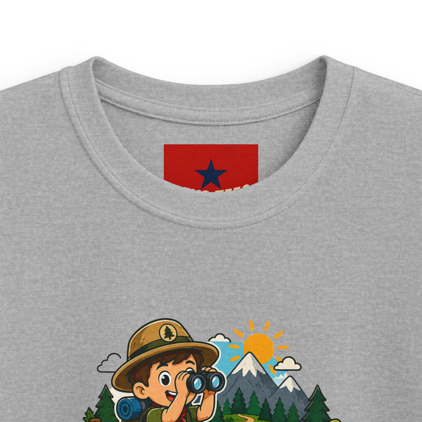 Little Trailblazer Kids Tee – Adventure Camping Graphic Shirt