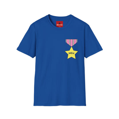T‑Shirt — 'Meh' Medal Graphic Tee | Funny Casual Award Shirt