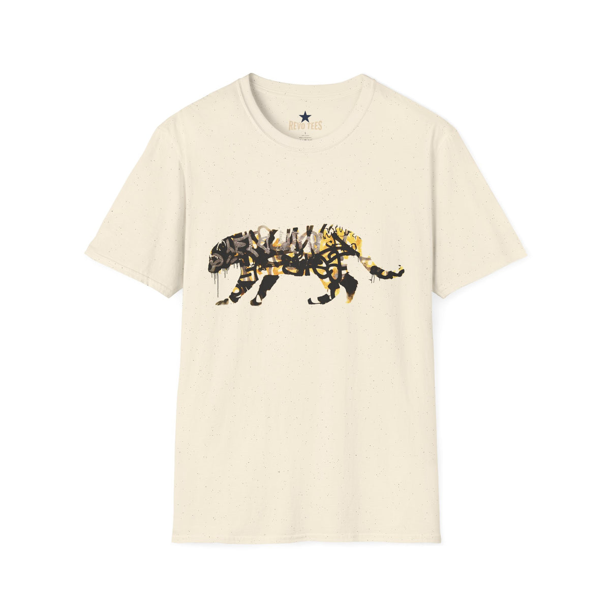 Revotees Banksy Graffiti Tiger Urban Street Art Cat T-Shirt - alternate view 3