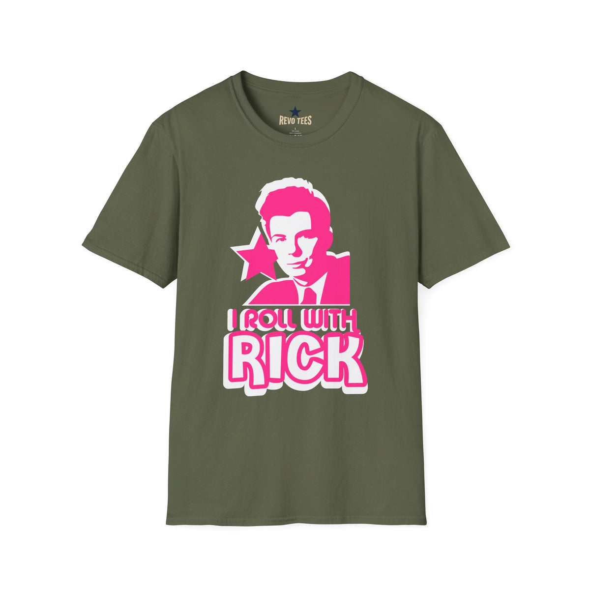 Revotees Rick Astley Unisex Softstyle T-Shirt - alternate view 6