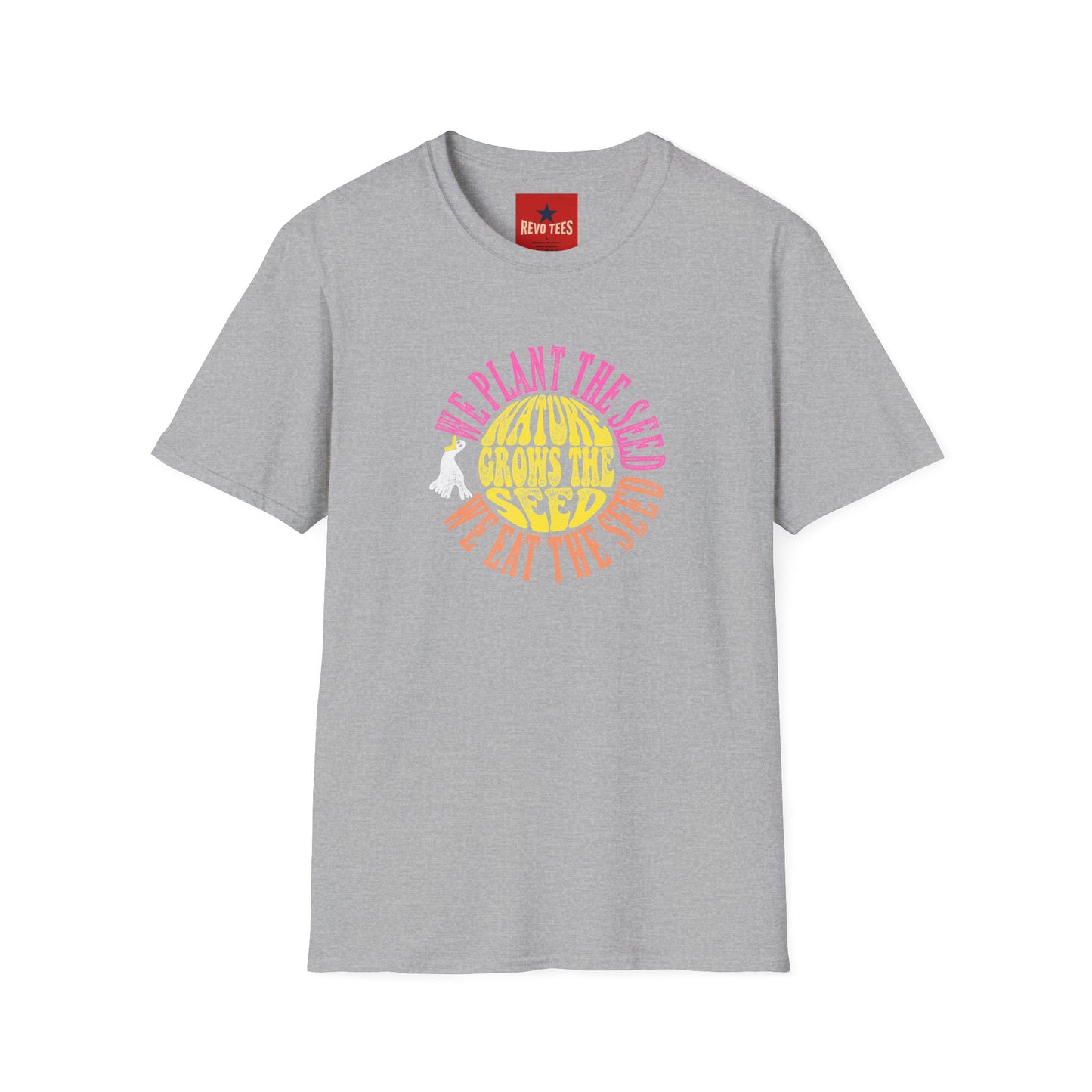 Here Comes The Sun - lyrics - Unisex Softstyle T-Shirt