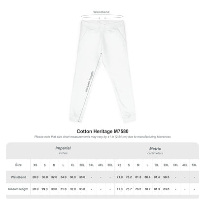 REVOTEES Embroidered 'R' Star Joggers – Black Fleece Sweatpants