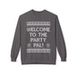 "Welcome to the Party Pal!" Holiday Ugly Sweater Design Crewneck Sweatshirt