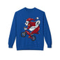 Santa Bear BMX Sweatshirt — Funny Christmas Cycling Holiday Crewneck