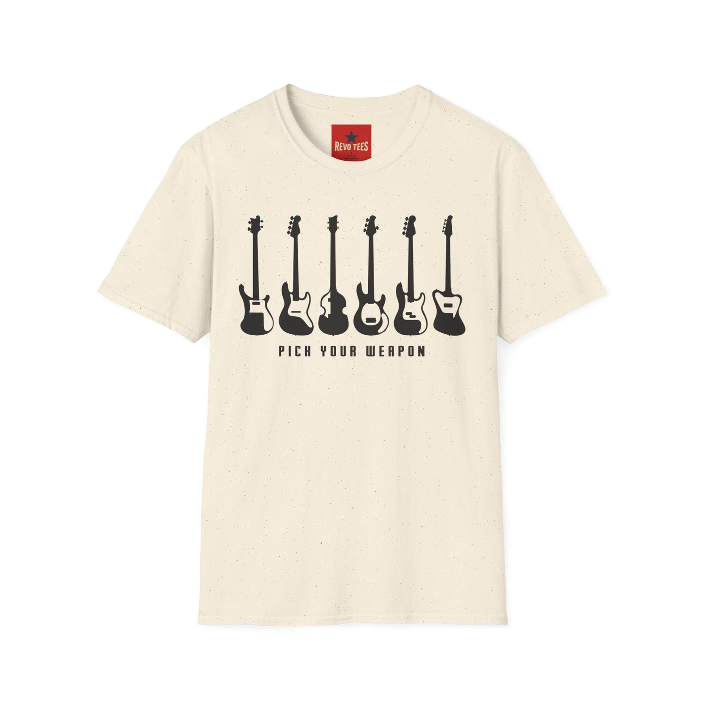 Pick Your Weapon Bass Guitars - Unisex Softstyle T-Shirt