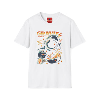 Gravity Orbit Astronaut T-Shirt — Retro Space Graphic Tee