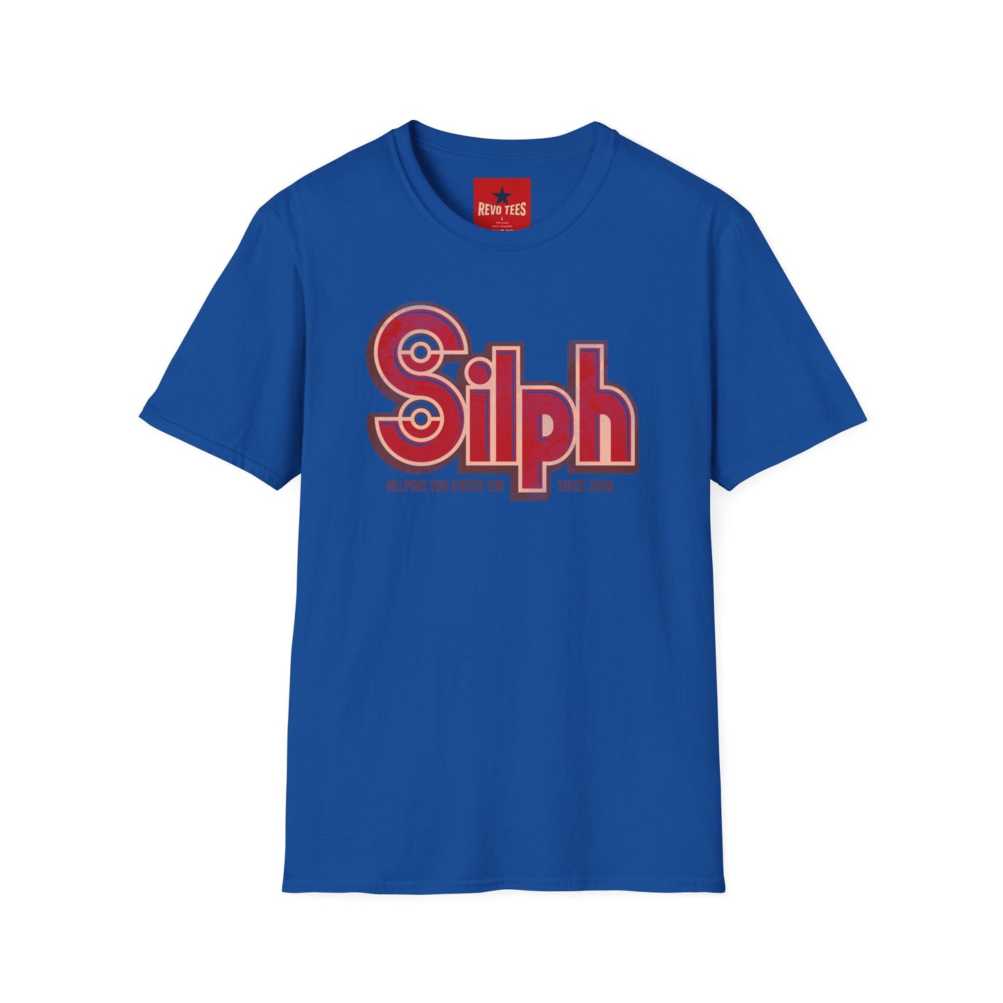 Silph Retro Logo T-Shirt — 'Silph: Helping You Catch 'Em Since 1996'