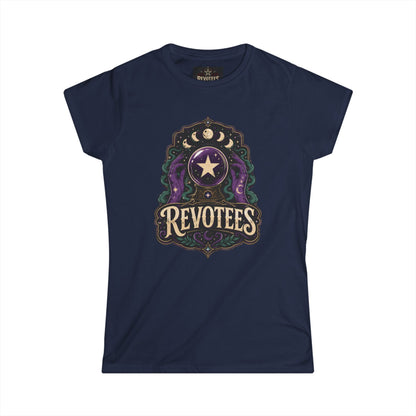 Revotees Mystic Star Women's Tee — Celestial Astrology Graphic Shirt