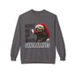 Sloth Santa Sweatshirt — "Wake Me Up When Santa Arrives" Holiday Crewneck