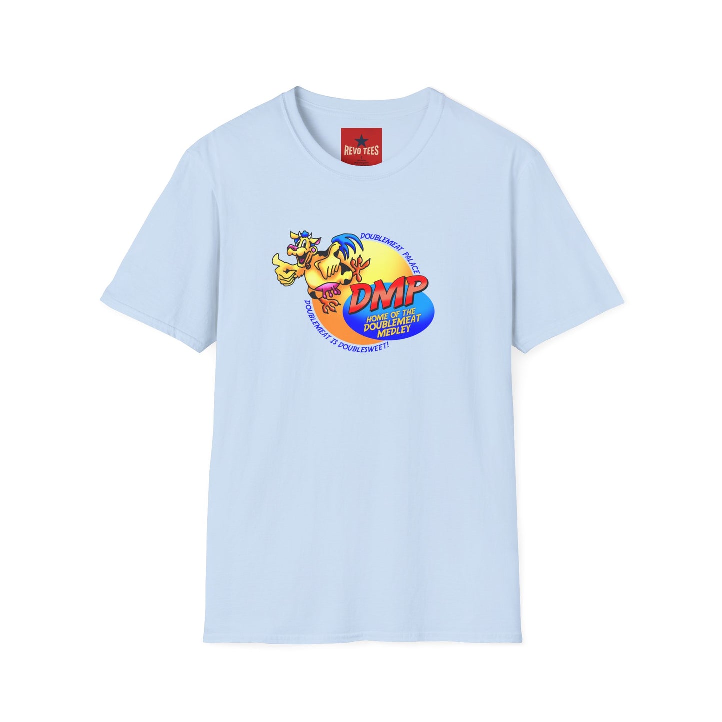 T-Shirt — DMP DoubleMeat Medley Retro Mascot Graphic Tee