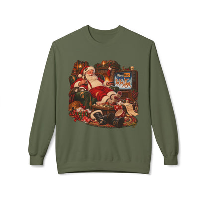 REVOTEES Santa's lil' secret - Vintage Christmas Crewneck Sweatshirt