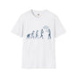 Revotees Evolution Funny Stop We Ballsed This Up Evolution Graphic T-Shirt - alternate view 2