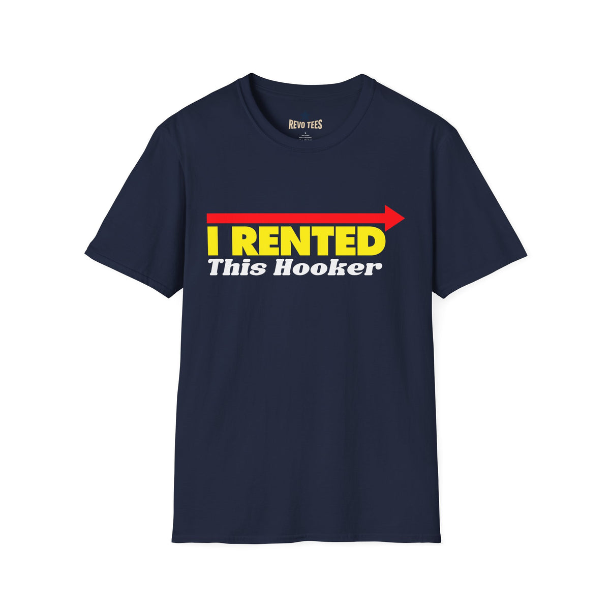 Revotees Novelty I Rented This Hooker Funny Party Shirt T-Shirt - alternate view 8