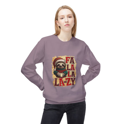 Fa La La La-Zy Sloth Christmas Sweatshirt