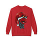 Devil Santa — Vintage Holiday Demon Graphic Crewneck Sweatshirt