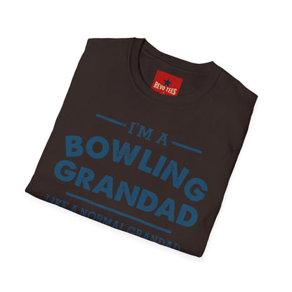 Bowling Grandad T-Shirt — "I'm a Bowling Grandad" Retro Dad Gift
