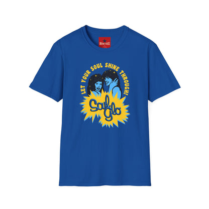 Soul Glo Retro Tee — "Let Your Soul Shine Through" 80s-Inspired Graphic T-Shirt
