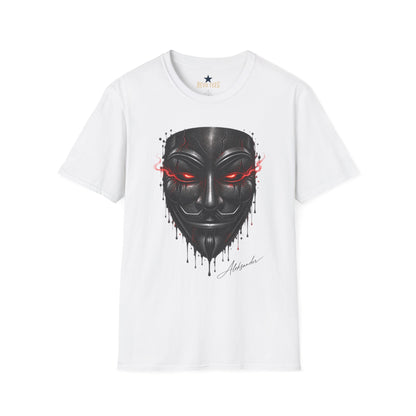 Dark Anonymous Mask Graphic T-Shirt - Aleksander