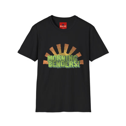 Morning Benders T-Shirt — Retro Sunrise Graphic Tee