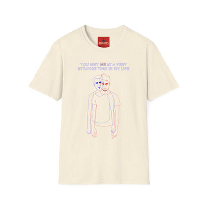 Vintage Doppelgänger Tee — "You Met Me at a Very Strange Time in My Life" Graphic T-Shirt