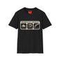 Archaeology Checklist T-Shirt — Fedora, Bullwhip & Revolver Graphic Tee
