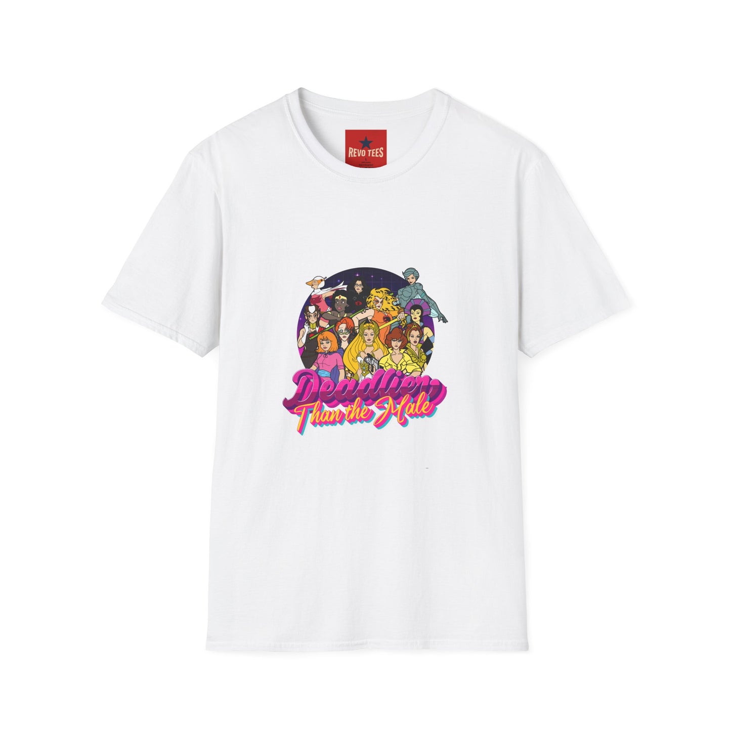 Retro Cartoon Character Group T-Shirt — 'Together We Rule' Vintage Crew Tee