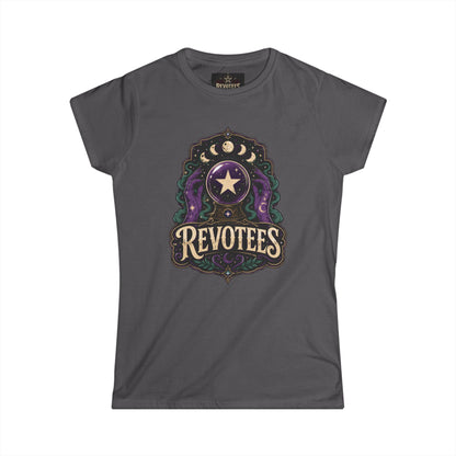 Revotees Mystic Star Women's Tee — Celestial Astrology Graphic Shirt