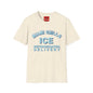 Miami Chills Ice Graphic T-Shirt — Retro Beach Vibes, Refrigerated Delivery Slogan